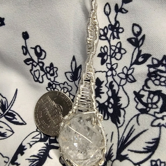Jewelry - Herkimer diamond pendant handmade
